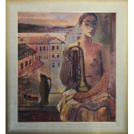 Girl with a trumpet