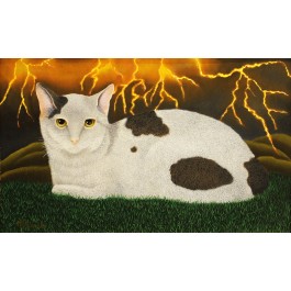 Cat in the lightnings