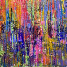 Dreamy rain of Color