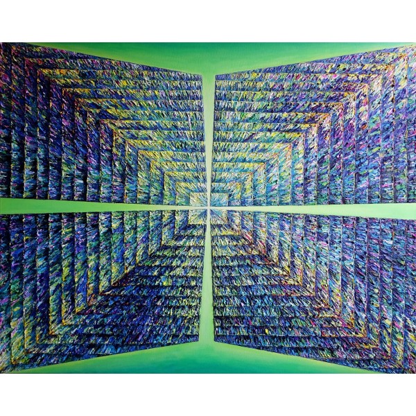 Światło kwadratu II, z cyklu Geometria Światła Światło kwadratu II, z cyklu Geometria Światła