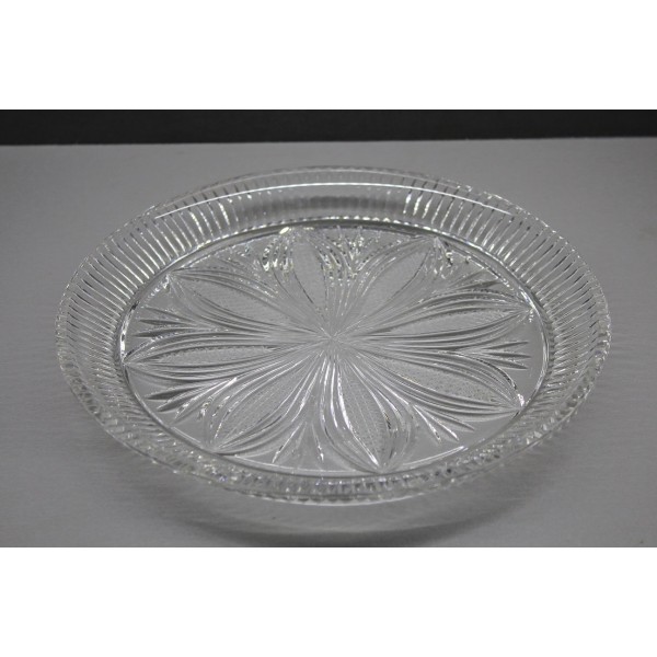 3 x Talerz z kryształu 